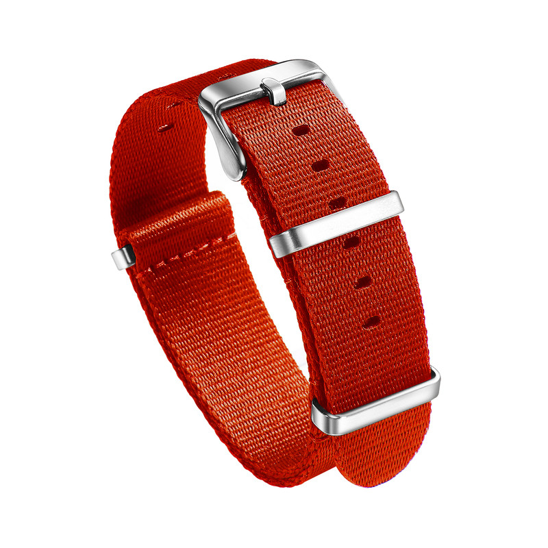 bracelet NATO orange 18mm