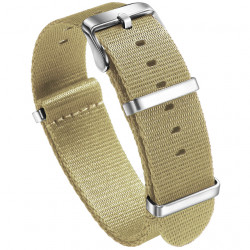 bracelet NATO beige 18mm