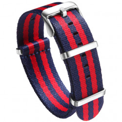 bracelet NATO bleu et rouge...